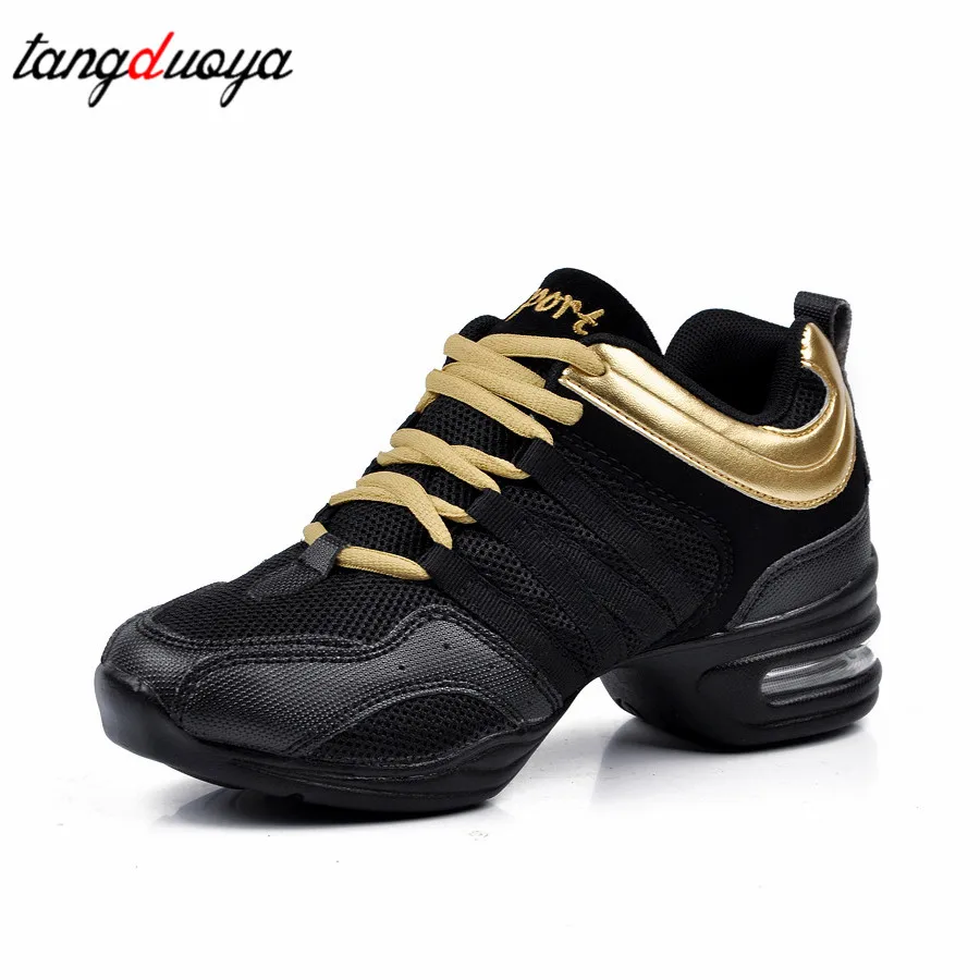 Tanzen Schuhe Sport Funktion Modern Dance Jazz Schuhe Weiche Laufsohle Atem Tanz Schuhe Turnschuhe Für Frau Praxis Schuhe