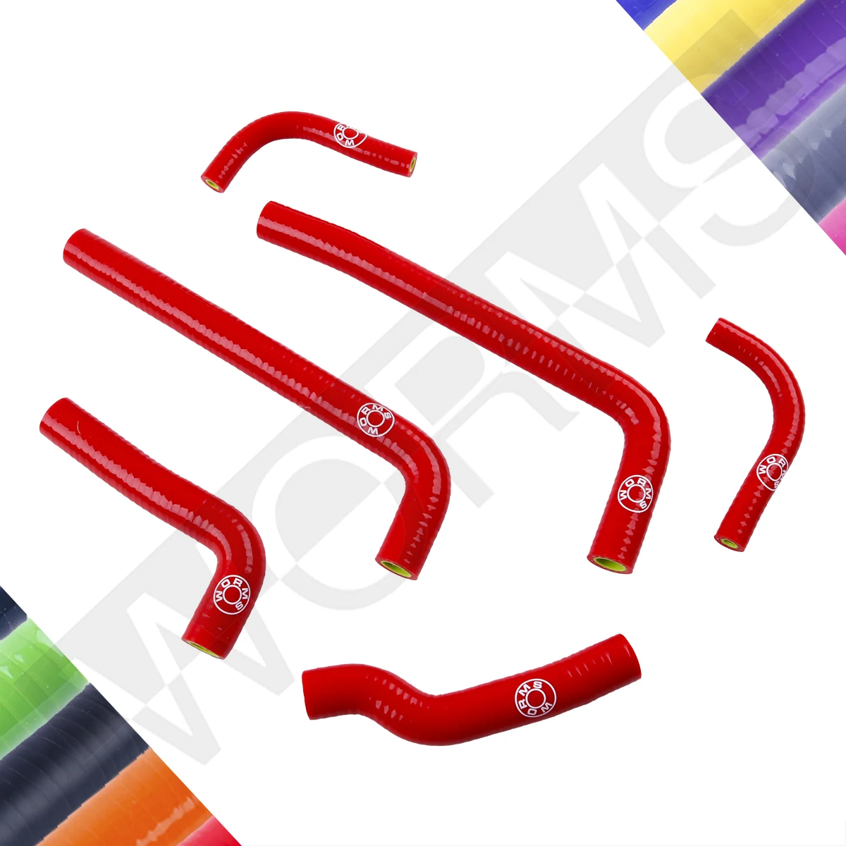 Für Gas Gas EC 125 200 250 300 1999-2006 Silikon Kühler Kühlmittel Schlauch Rohr Kit 2000 2001 2002 2003 2004 2005 Image