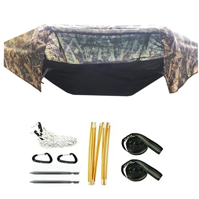 Neue Multi-funktionale insekt net wasserdichte winddicht ultraleicht fallschirm hängematte luft zelt Tragbare Outdoor Camping 270x140cm Image