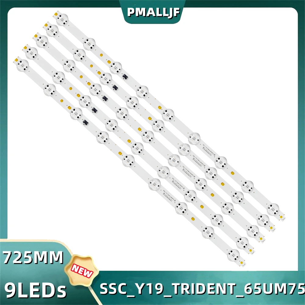 5 Teile/satz Led-hintergrundbeleuchtung Streifen 65UM7520 65UM671COSB 65UM7650 SSC_Y19_TRIDENT_65UM75_S 65UN8100PLB 65UM7510PLA 65UM7520PSB 65UN8100 Image