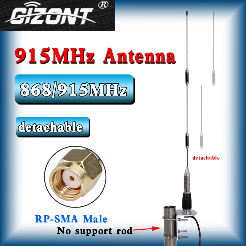 868MHz Lora Edelstahl High Gain Antenne 923MHz Langstrecken antenne für MHz rp sma männliche Helium Miner Antenne Outdoor Omni Image