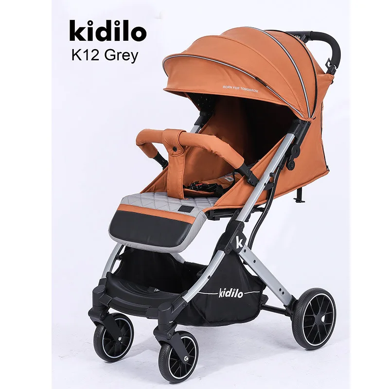 Kinderwagen mit hoher Sicht, leichter Kinderwagen, kann in sitzenden oder Liegepositionen verwendet werden, Kinderwagen Image