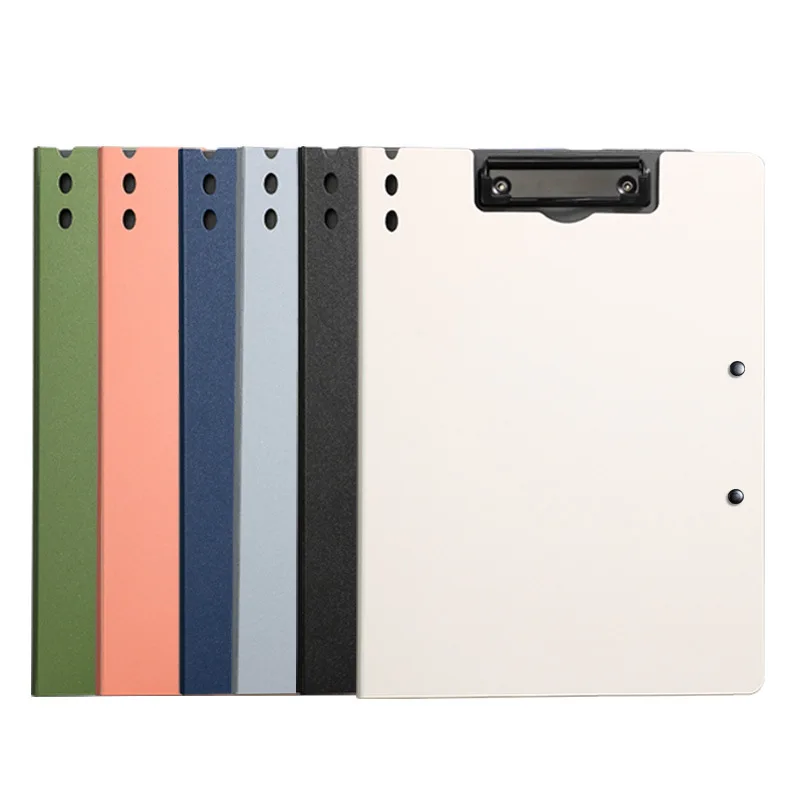 A4 Datei Ordner Zwischenablage Schreibblock Memo Clip Doppel Bord Büroklammern Test Papier Organizer Schule Liefert Büro Schreibwaren Image