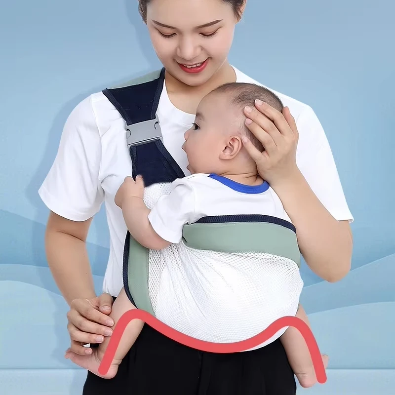 Ein Gürtel, doppelter Verwendungszweck, Baby-Gurt vorne, Baby-Out, einfach, einfach, zum Ausgehen, Baby-Artefakt, atmungsaktiv, multifunktionaler Gurt Image