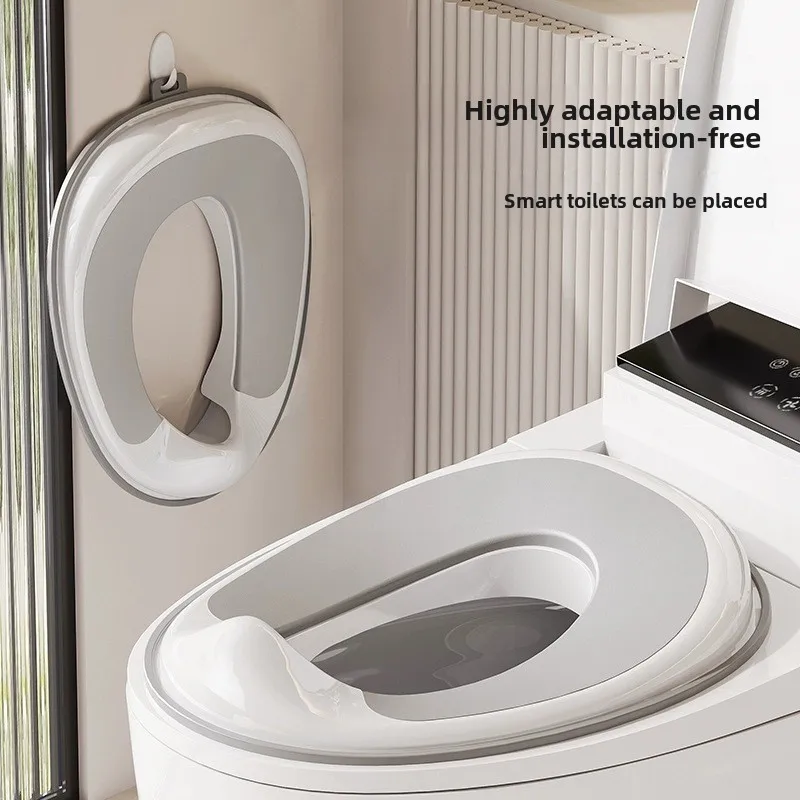 Einfacher Rutschfester Toilettensitz für Säuglinge und Kleinkinder Baby-Toilettensitz-Aufsatz Image