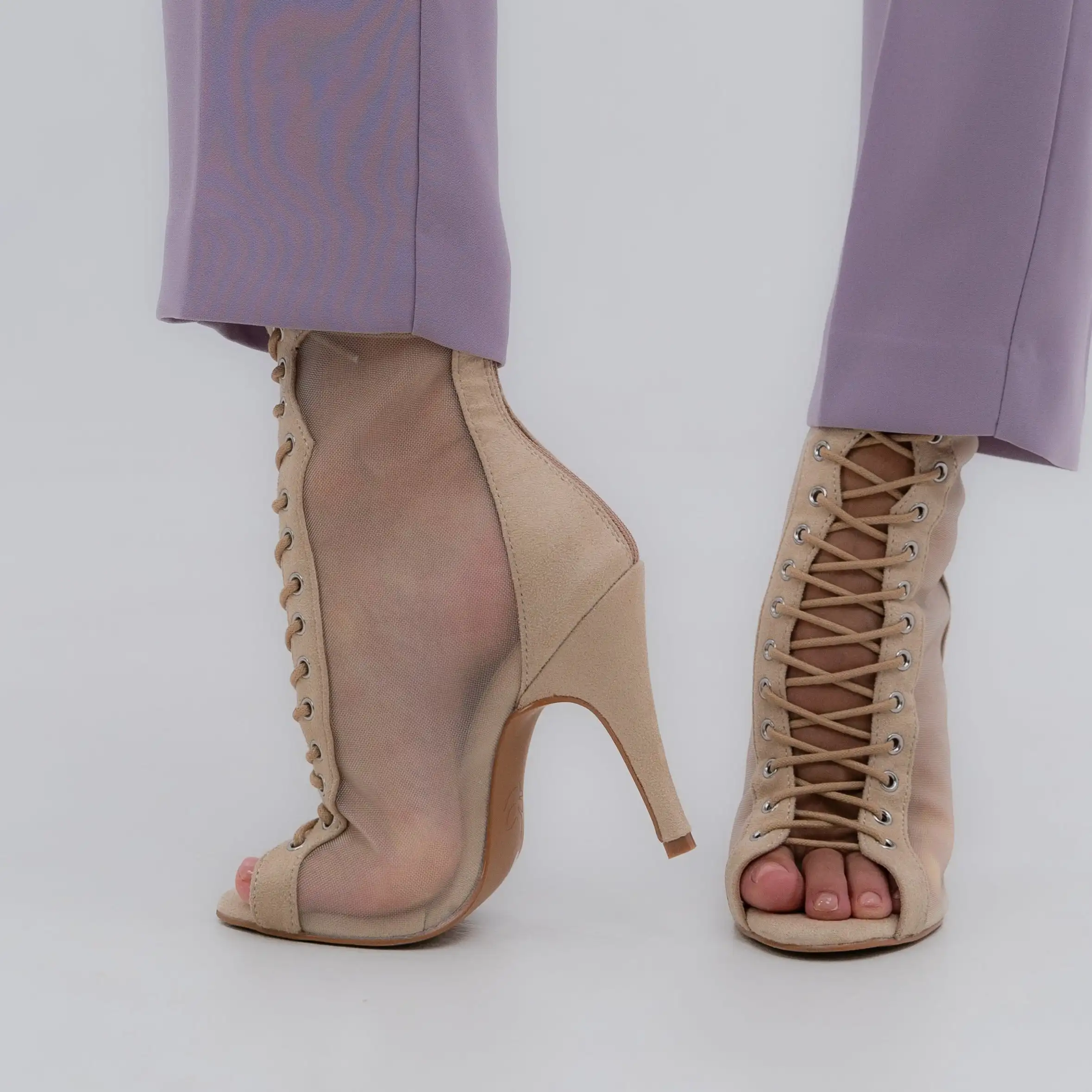 Evkoo dance neue Frauen Tanz stiefel nackte Luxus Damenschuhe High Heels Botas Mujer üben Frauen Party elegante Tanz schuhe