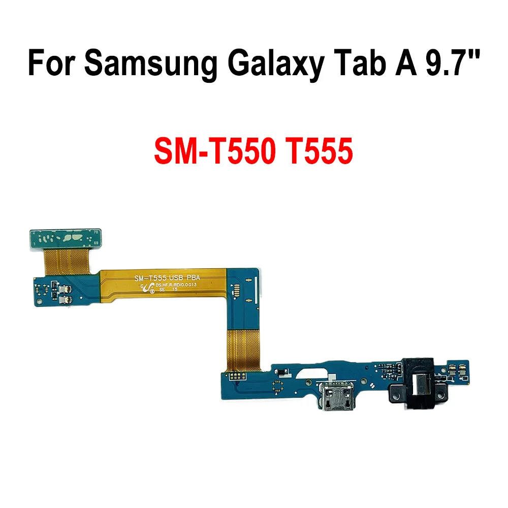 USB-Ladeanschlussplatine Flexkabel für Samsung Galaxy Tab A 9,7 Zoll SM-T550 T555 Ladeanschlussteile Ersatzteile Image