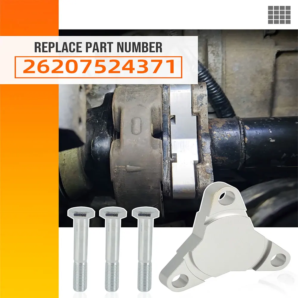 Upgrade des vorderen Antriebswellen-Abstandshalter-Reparatursatzes mit Schrauben. Ersetzen Sie 26207524371. Zubehör für BMW X5 E53 1999.08-2006.09 Image