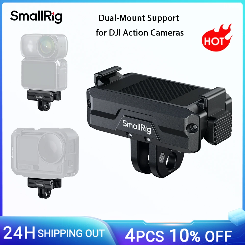 SmallRig Dual-Mount-Unterstützung für DJI-Action-Kameras, magnetischer Schnellwechsel für DJI Osmo Action 6 und Käfige für DJI Osmo Nano 5890 Image