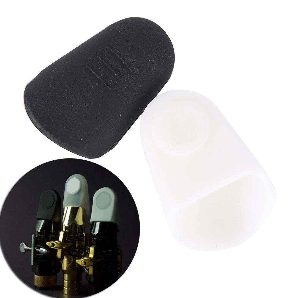 NEUE 1PC Gummi Mundstück Schutzkappe Kopf Für Alto Tenor Saxophon Klarinette Mundstück Image