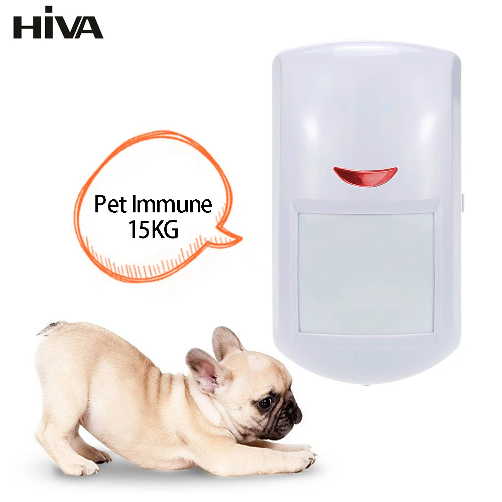 Pet-Immun Pir-bewegungsmelder Wireless 433MHz EV1527 Mini Infrarot Motion Sensor für PG-107 103 105 106 Hause alarm System