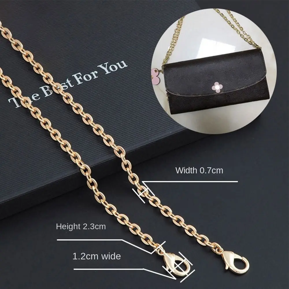 Mode 1PC frauen Metall Tasche Kette Einzelnen Schulter Gurt Umhängetasche Kette Ersatz Tasche Zubehör