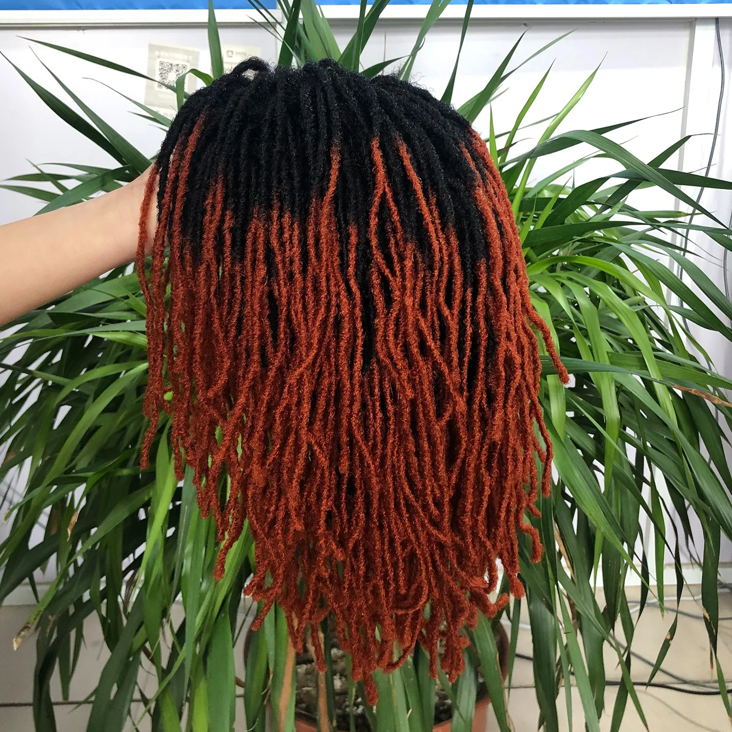 10 zoll Geflochtene Perücken Afro Bob Perücke Synthetische DreadLock Perücken Für Schwarze Frau Kurze Lockige Enden Cosplay Yun Rong Haar Image
