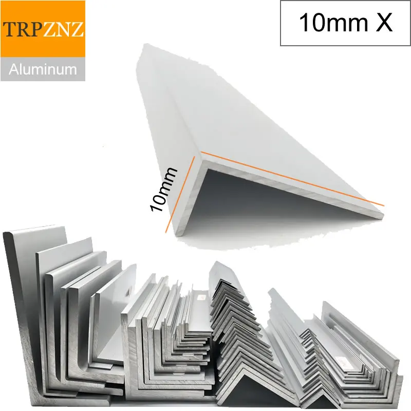 5x10 10x10 10x15 10x20 10x25 10x30 10x40 10x5 0 6063 Rechten Winkel aluminium profil L form aluminium legierung dreieck profil