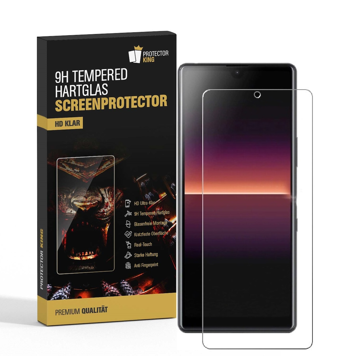 2x 9H Hartglas für Sony Xperia L4 Panzerfolie Displayschutz Schutzfolie HD KLAR Panzerglas Schutzglas Glasfolie Displayglas Image