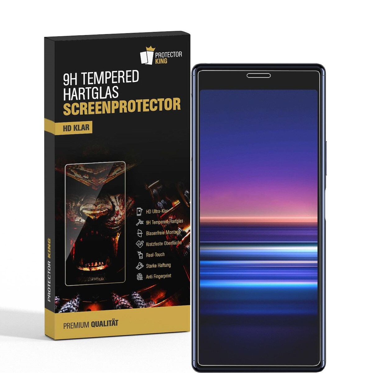 6x 9H Hartglas für Sony Xperia 10 II Panzerfolie Displayschutz Schutzfolie HD KLAR Panzerglas Schutzglas Glasfolie Displayglas Image