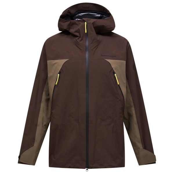 Peak Performance - Ridge Ace 3L Jacket - Regenjacke Gr XL braun