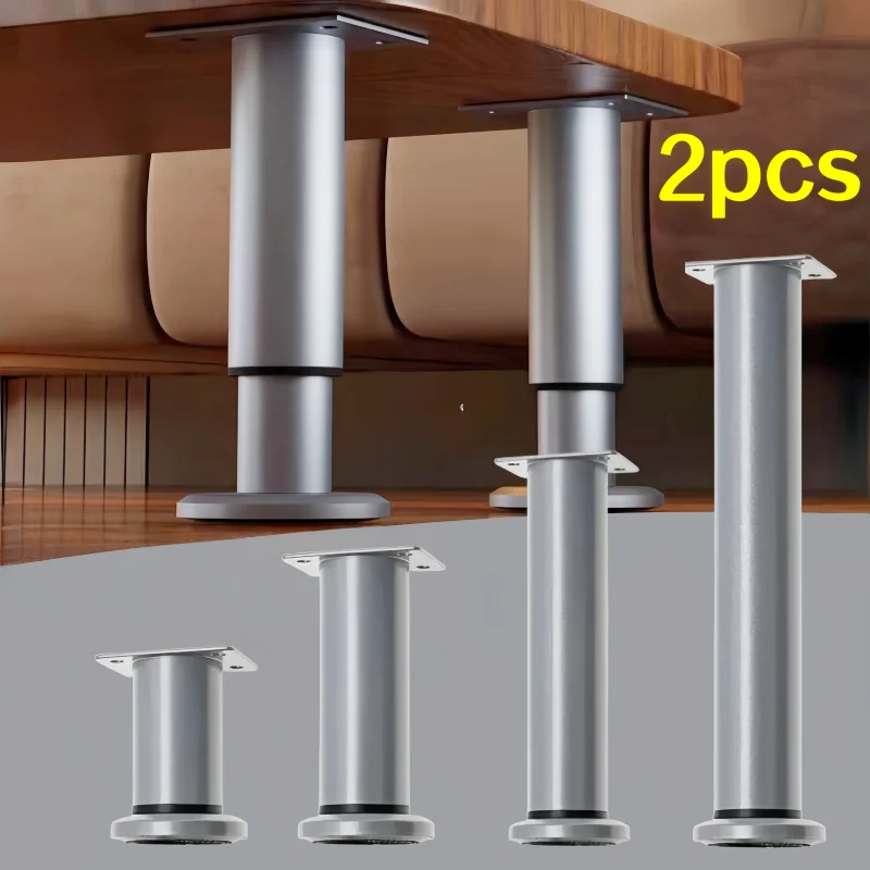 2 Stück höhenverstellbare Möbelbeine, Stützstangen, verwendet für Schränke, Sofas, Bettgestelle, Tische, ausziehbare Tischbeine