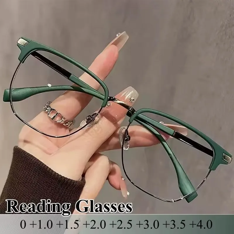 Anti Blau Licht Presbyopie Brille Lesebrille Männer Frauen Brillen Antifatigue Computer Brillen +1,5 +2,0 +2,5 +3,0 +3,5 +4 Image