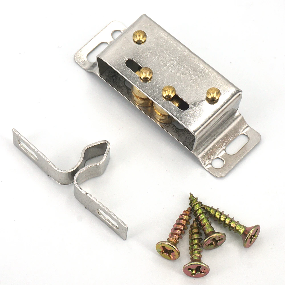 10/5/2/1 sets Edelstahl Tür verschluss Stopper Schrank Schließer Schloss für Schrank Küche Kleider schrank Möbel Hardware