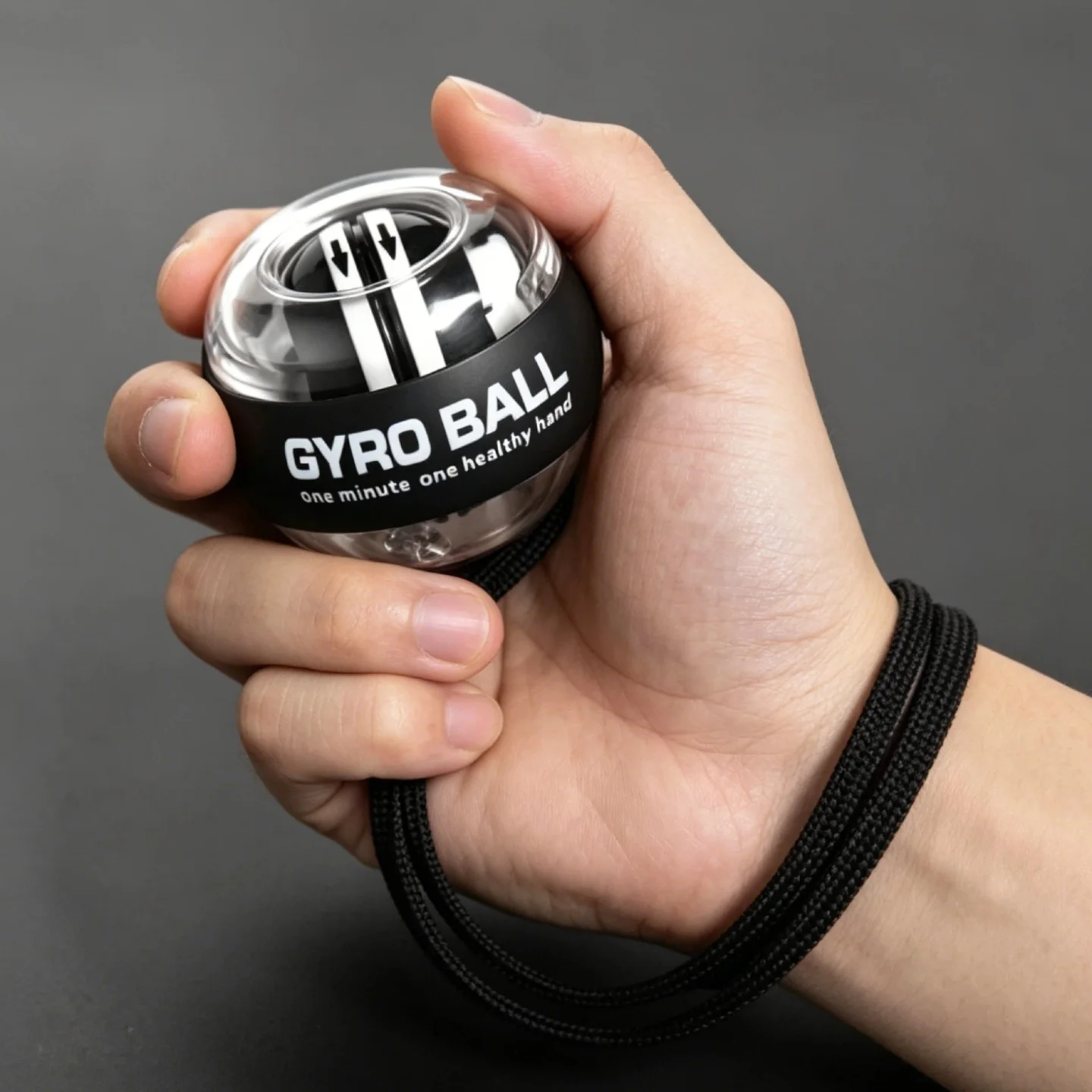 Selbststartender Handgelenk-Gyroball-Krafttrainer für den Unterarm – Handgelenkstrainer für Arm- und Fingermuskeltraining Image