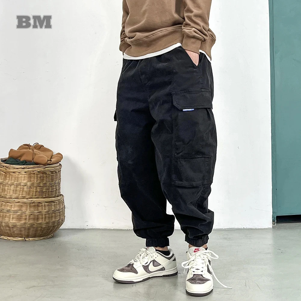 Hohe Qualität Streetwear Cargo Hosen Männer Kleidung Japanischen Harajuku Casual Jogging Hosen Taktische Jogger Lose Hip Hop Hosen
