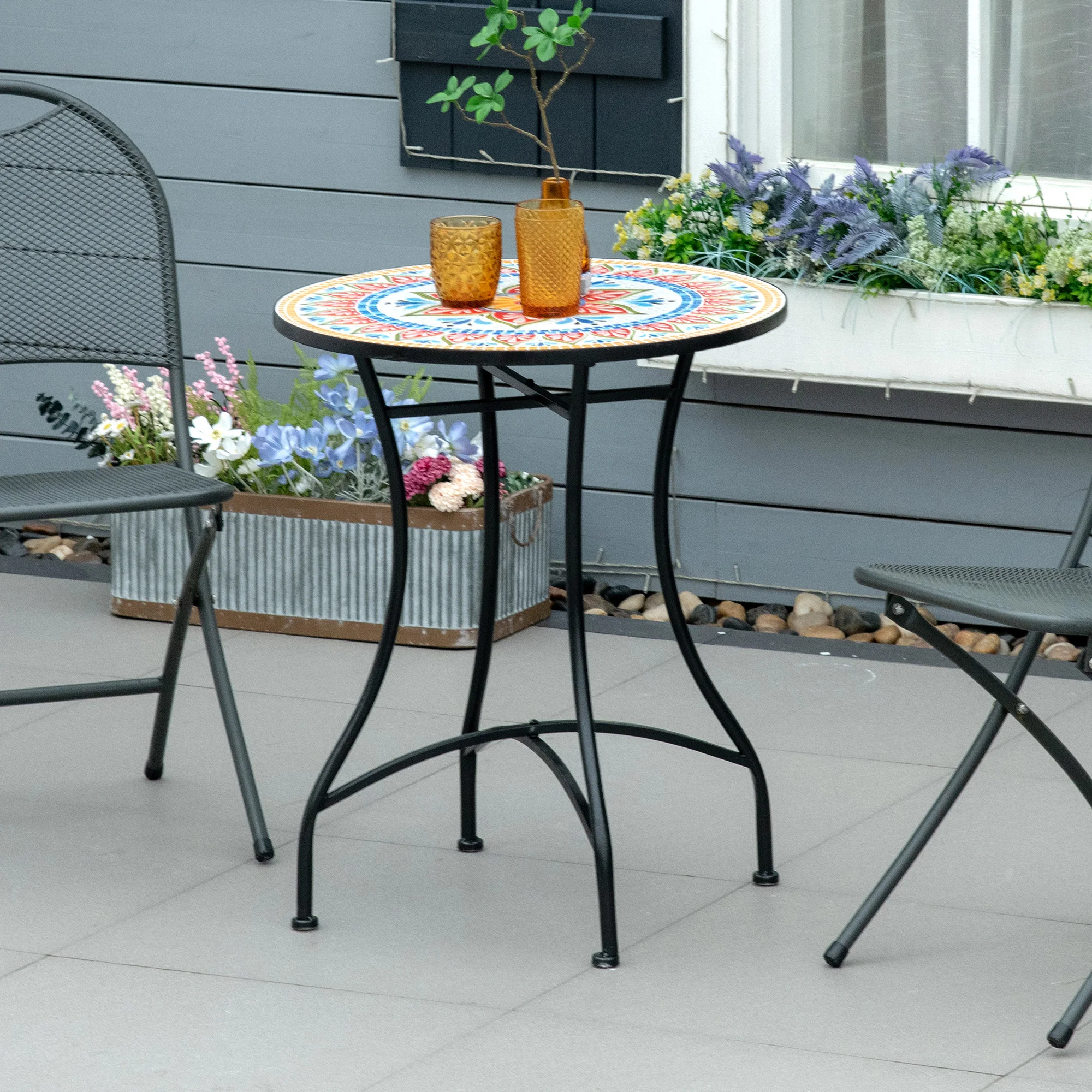 gartentisch rund