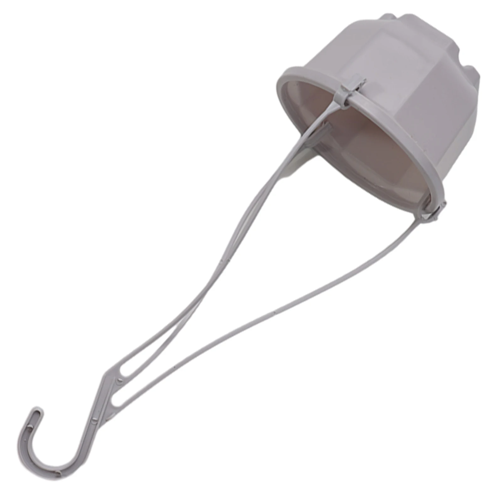 Gartenkorb, Blumentopf, 13 cm x 11,5 cm x 7,5 cm, 15 cm x 13 cm x 9 cm, 9,5 cm x 9 cm x 6 cm, abnehmbarer Haken, weiß, weit verbreitet, stilvoll Image