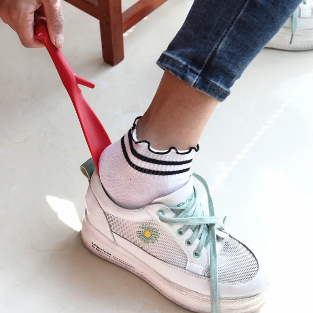 Tragbare Schuh bekleidung helfen neuen langen Griff nach Hause Schuh hörner flexible profession elle Lifter Aid Stick