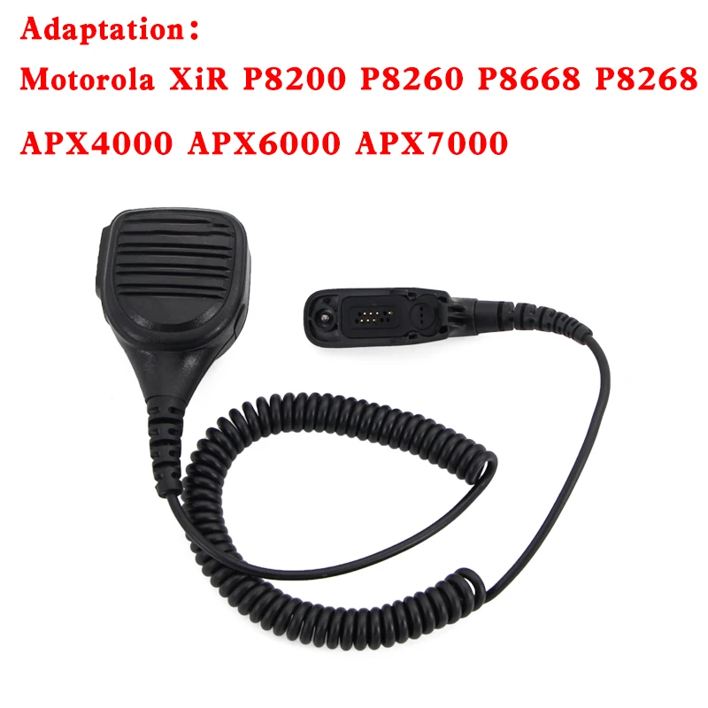 Handheld-Fernbedienung Mikrofon Mikrofon für Motorola Xir P8200 P8260 P8668 P8268 Apx4000 Apx6000 Apx7000 Radio Walkie Talkie Image