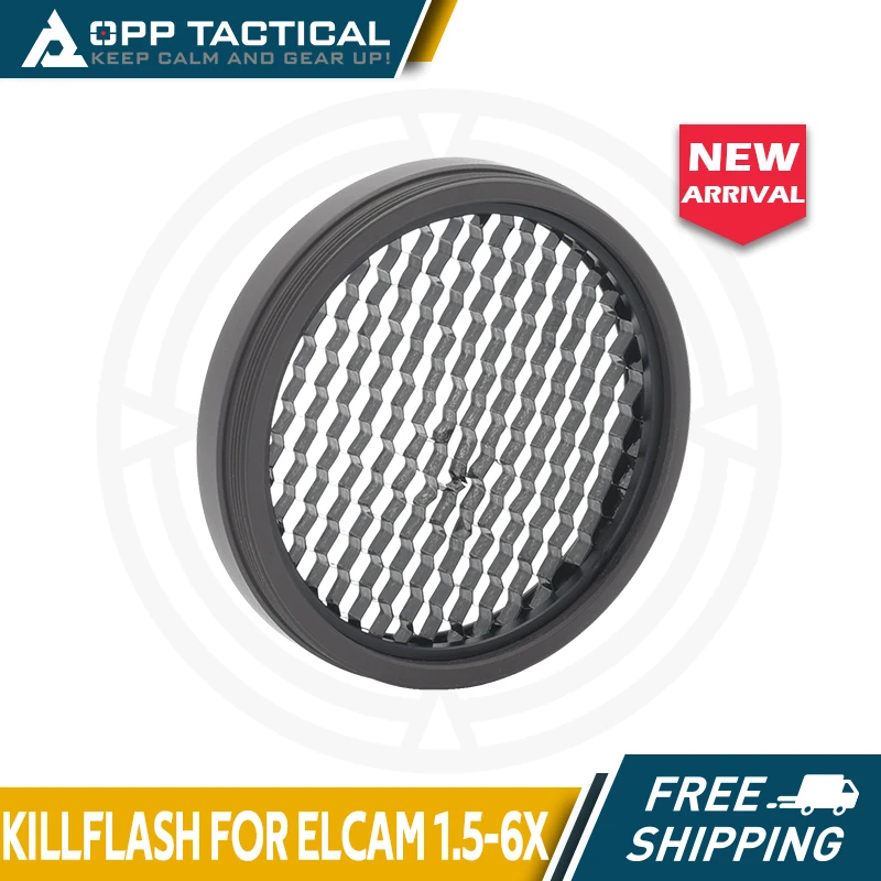 Aluminium Material CNC TECH Killflash Anti-Reflexion Gerät für Elcan 1,5 x/6x Optische Anblick Image