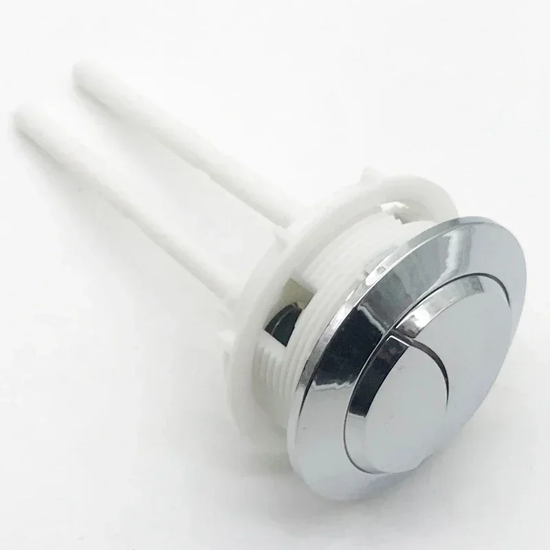 38 48 58MM Universeller Doppel-Druckknopf WC-Spülkasten-Schalter mit Stangen – Premium-Ersatzteil für Spülkästen