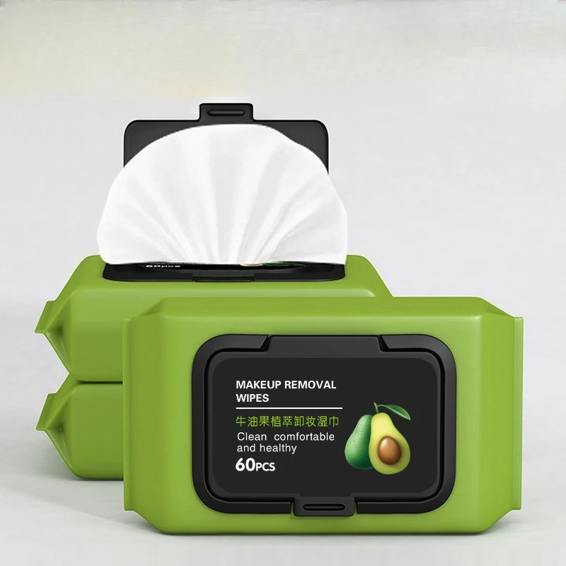 Make-up-Entfernungstücher mit Avocadoöl – sanfte Tiefenreinigung für Gesicht und Augen, Einweg- und reisefreundlich Image
