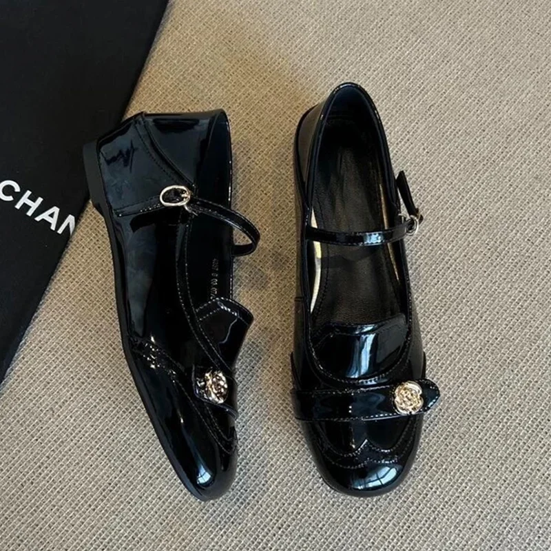 Mary Jane Schuhe für Damen, flache Schuhe, elegante, modische, flache Schuhe, 2026 neue Sommer-Loafer-Schuhe, Designer, gemütliche Lolita Mujer Zapatos