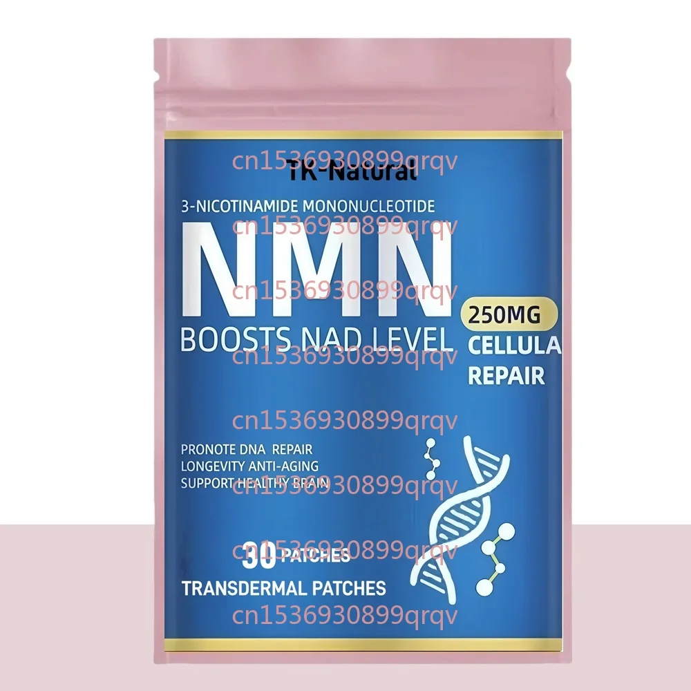 30 Patches NMN (Nicotinamid Mononucleotide) Transdermal-Pflaster für Zellularenergie und gesunde Alterung Image