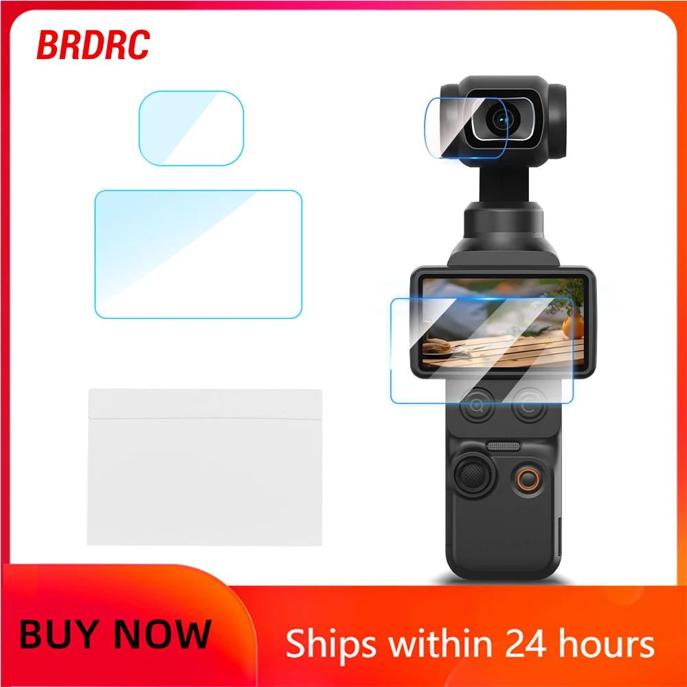 BRDRC AR-Objektiv-Displayschutzfolie für DJI Pocket 4 3 Zubehör Antireflexfolie Hohe Empfindlichkeit Vollständige Abdeckung Image