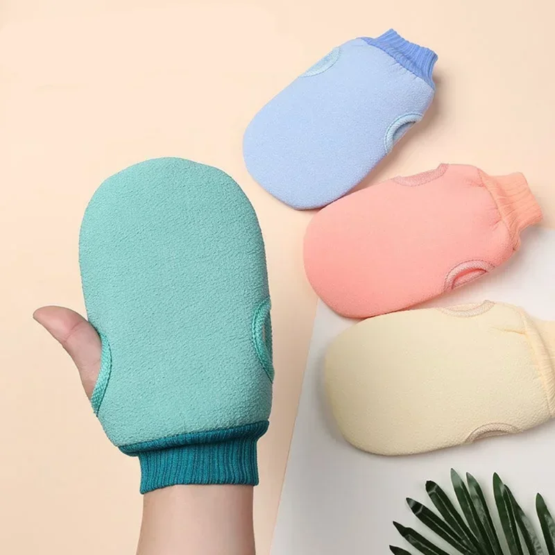 1 Stück Badebürste zum Peeling, SPA-Exfoliationsbürste, Körperreinigungshandschuh, Peeling-Handschuh, Duschhandtuch, Schaum-Körpermassagegerät Image