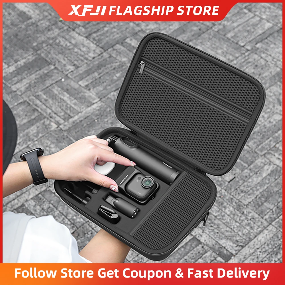 XFJI Tragetasche für Insta360 GO Ultra Action Kamera Aufbewahrungstasche Reisehandtasche Schutzhülle Box GO Ultra Kamera Zubehör Tasche Image