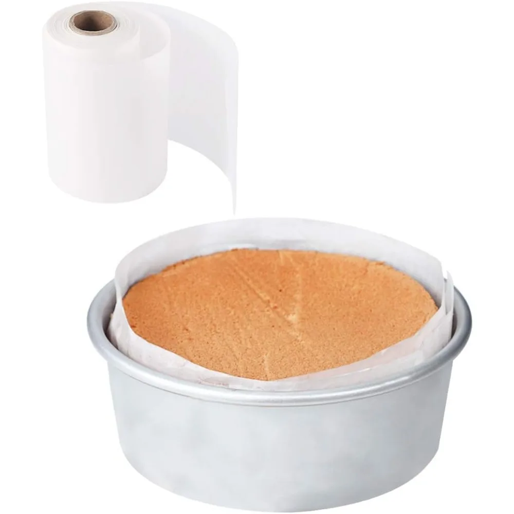 20 m Kuchenform-Einlage, antihaftbeschichtet, Backpapier, Einlage, Rolle, Trennpapier für Kuchenform, Verpackung, Kekse, Zuhause, Backzubehör Image