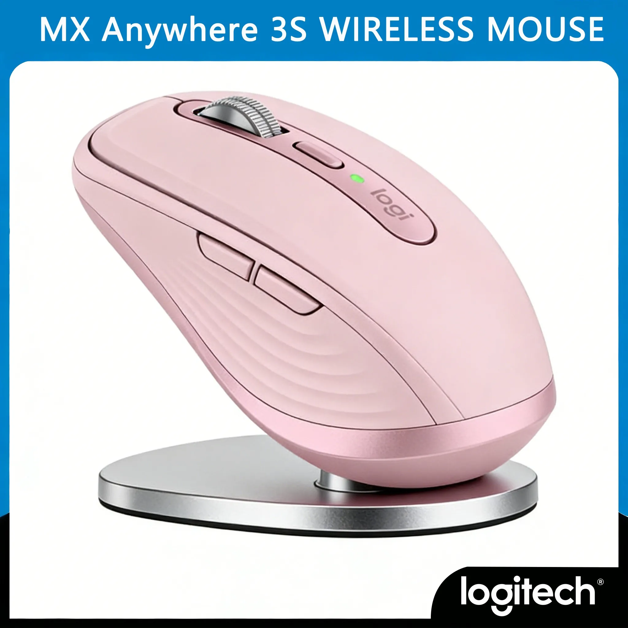Logitech MX Anywhere 3S /M650 8000DPI Hochpräzise Maus mit Glas-Tracking Bluetooth USB Dual-Modus Image