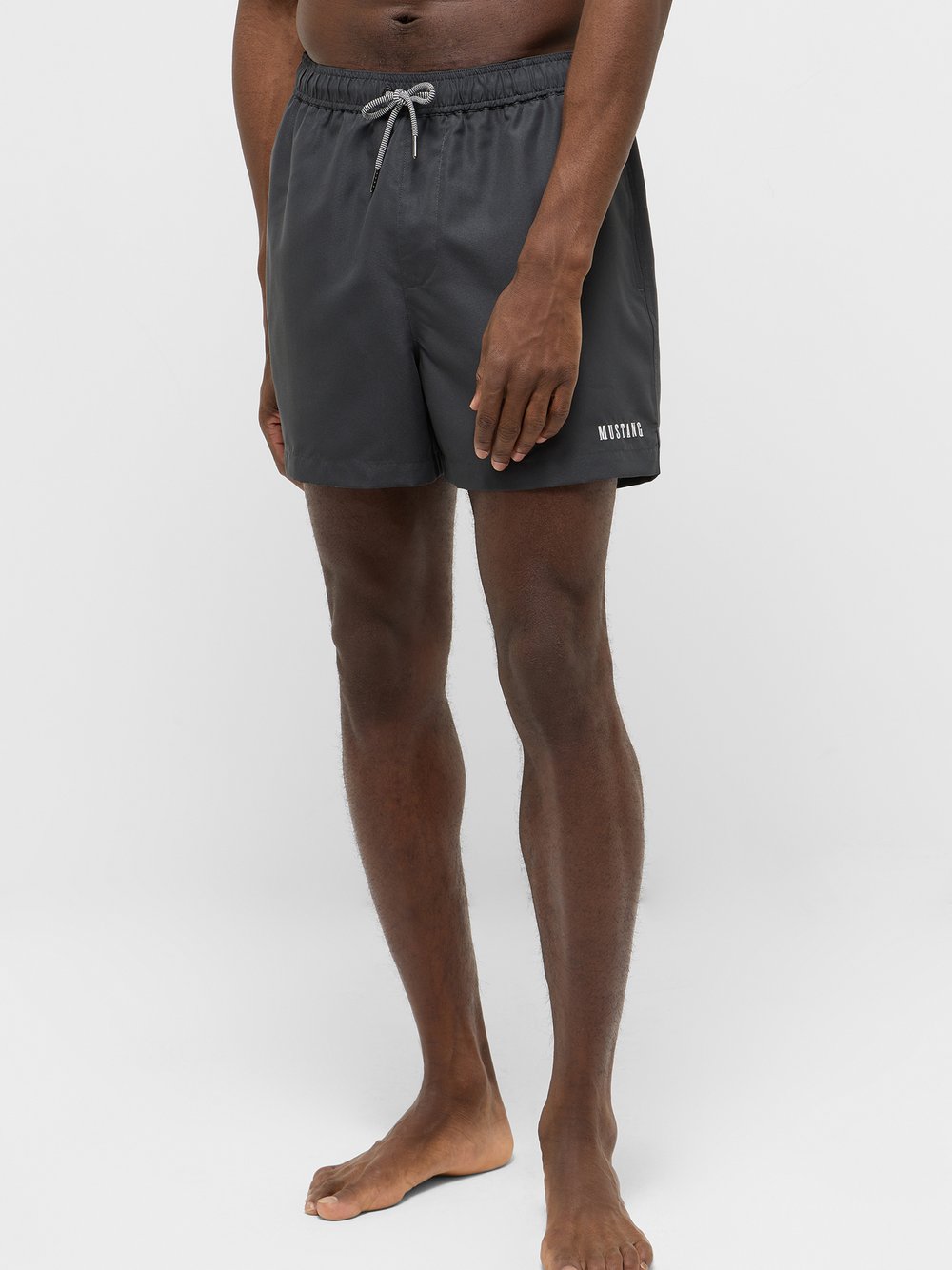 Mustang Badeshorts Herren schwarz, L Image