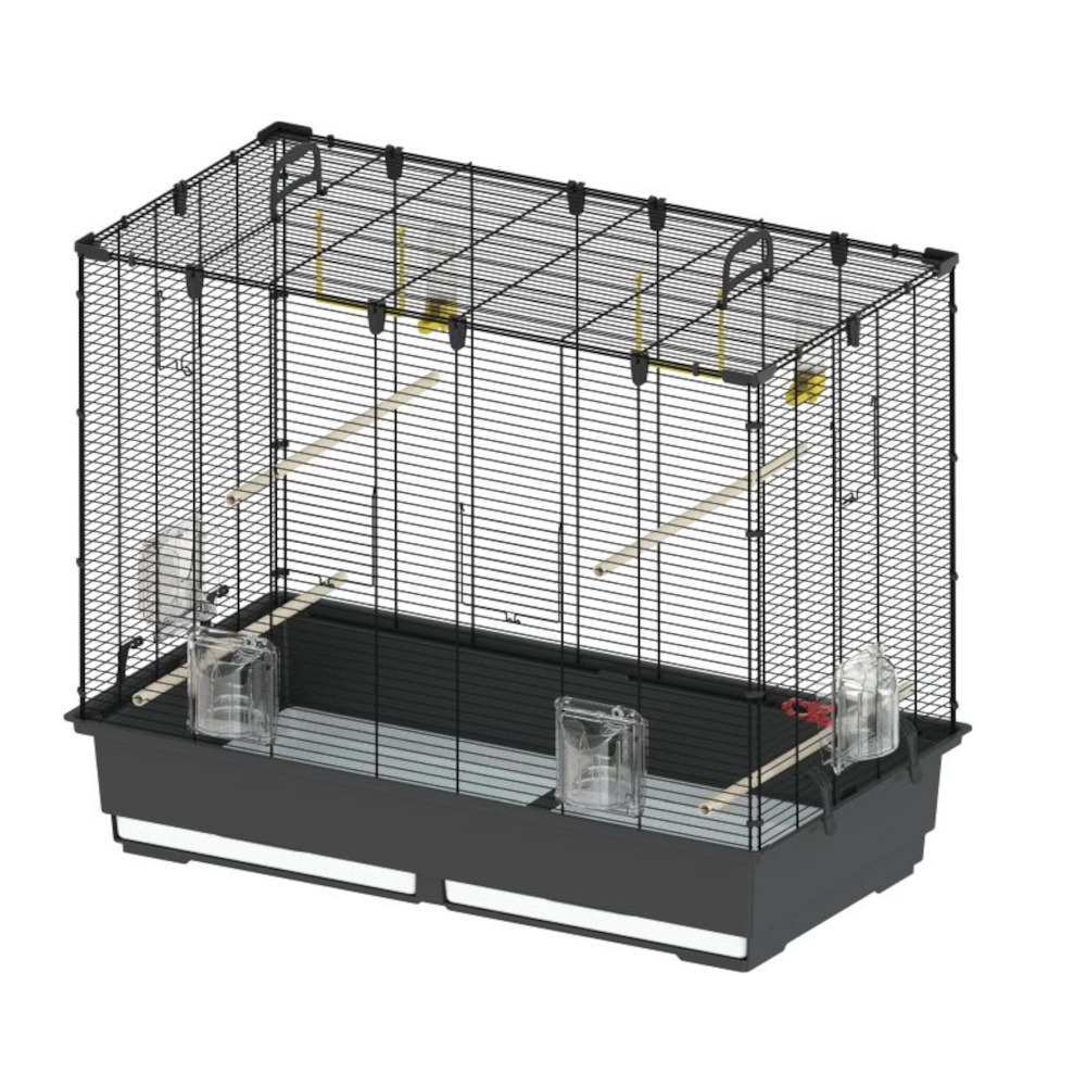 Ferplast Piano 6 Bird Cage Brown Black 87x46.5x70cm
