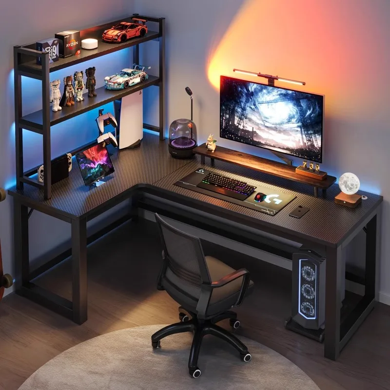 Exquisiter Minimalistischer Computertisch Heim-Ecktisch Studiertisch Büro-Schreibtisch E-Sports-Tisch