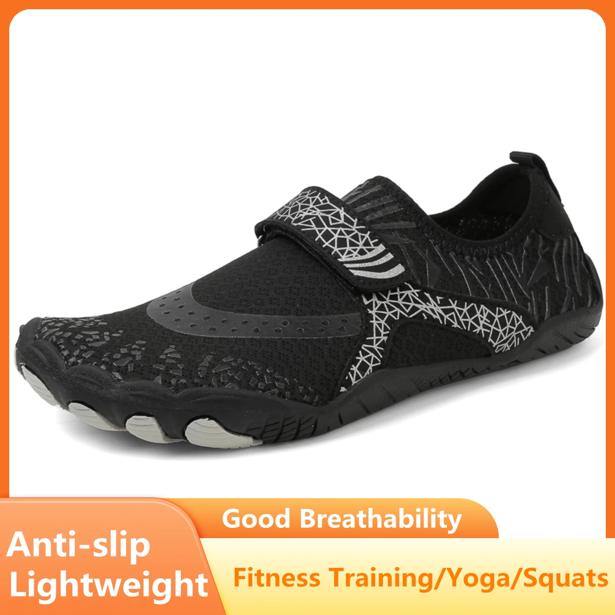 Indoor-Sportschuhe für Damen und Herren: Leise, weiche Sohle, rutschfest und stoßdämpfend für Yoga, Pilates, Springseil, Kniebeugen