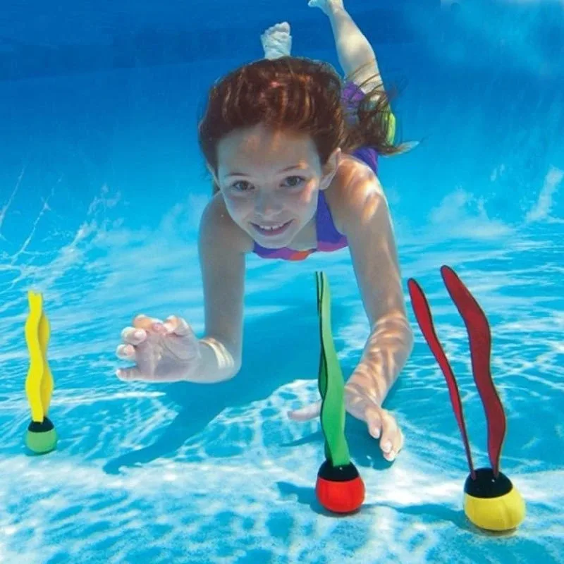 1pc zufällige Schwimmbad Spielzeug Meeres pflanze Form Tauchen Unterwasser Spaß für das Training Image