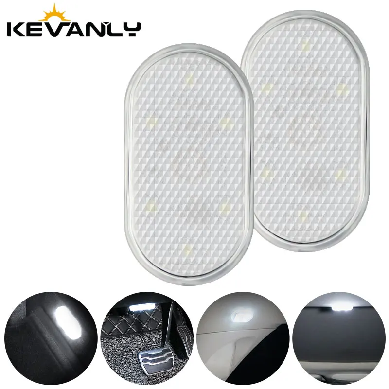 1/2/4Pcs Touch Sensor USB LED Innen licht LED Lampe Auto Decke Lampe Lesen Licht Auto Dekorationen dach Innen Beleuchtung