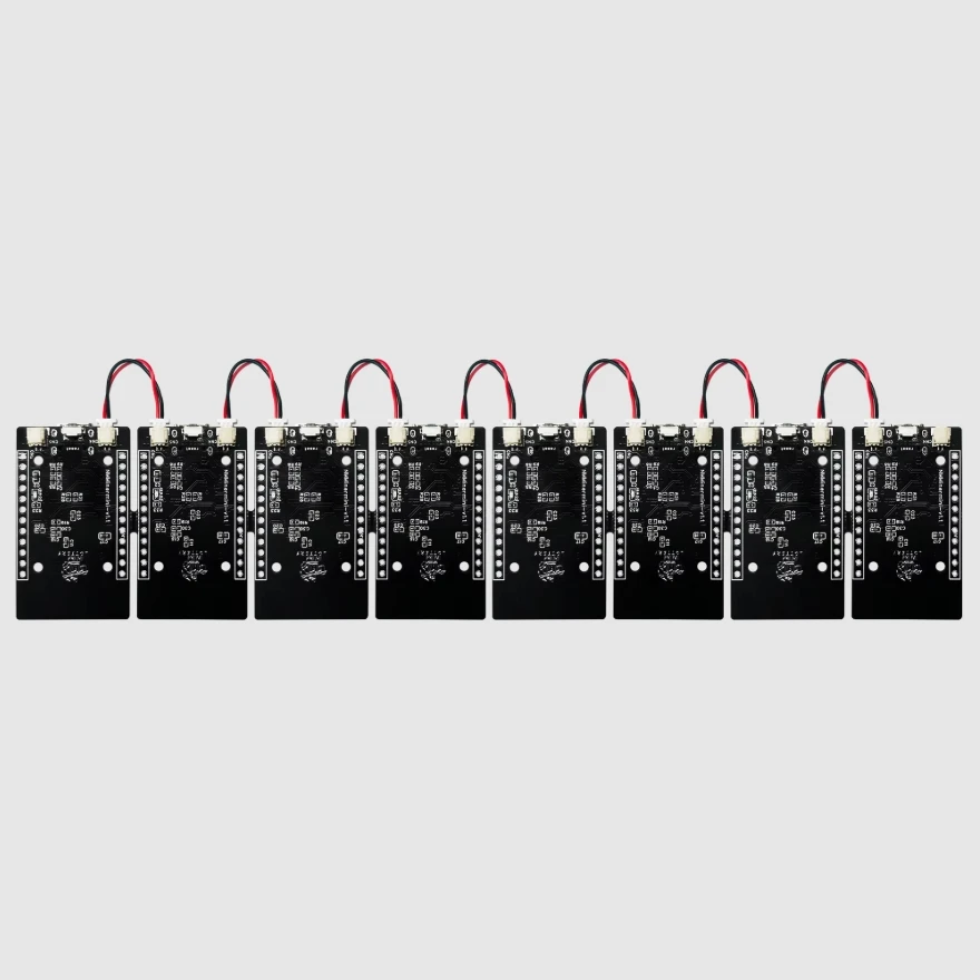 Neue offizielle NMMiner-Bot-Kette BTC Lucky Solo Lottery Miner für Computer-Nerd 385*8=3080KH/s höhere ESP32S3-Kette eins auf einem Image