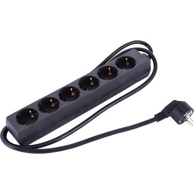 Stairville 6 Way Power Split Black