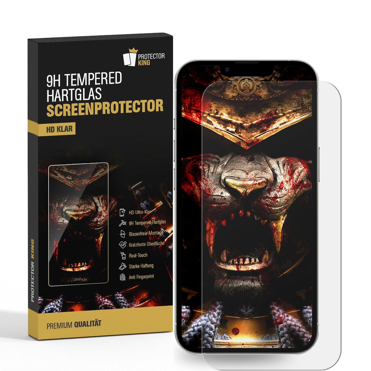 2x 9H Panzerglas für iPhone 16e HD KLAR echtes Tempered Glass Panzerfolie Displayschutz Schutzglas Hartglas Schutzfolie Screen-Protector Image