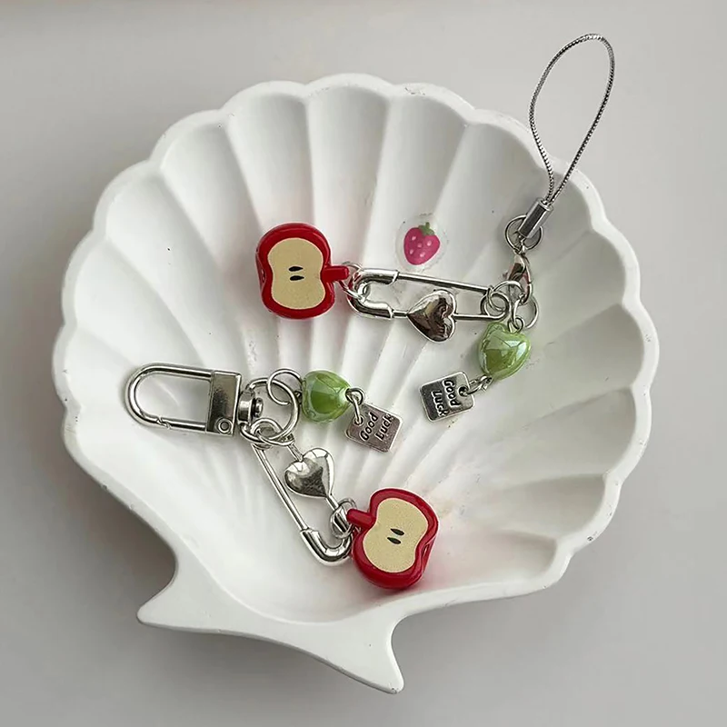 Spiel Liebe und Deepspace Caleb Cosplay Schlüsselanhänger Apple Anhänger Schlüsselanhänger Boho Obst Handykette Minderheit Zubehör handgemachtes Geschenk Image